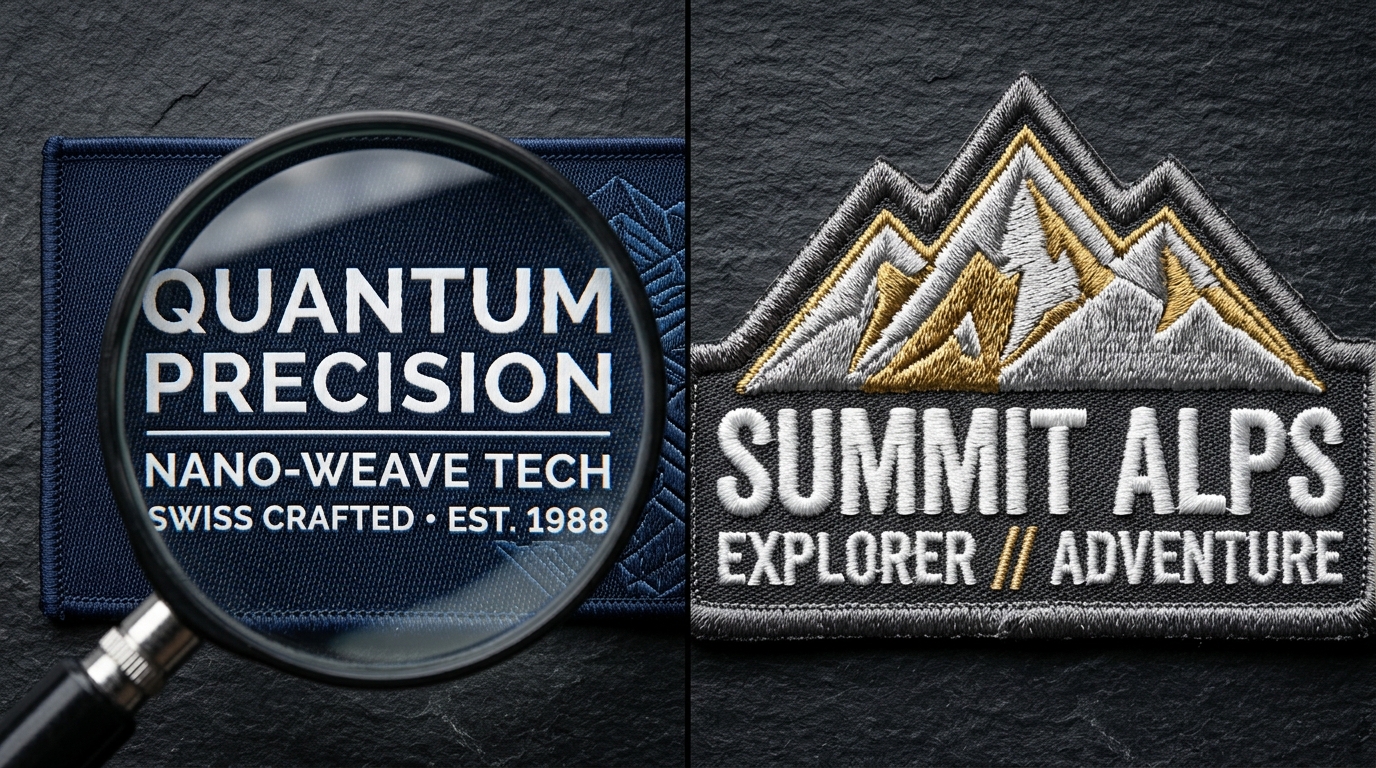 Embroidered vs. Woven Patches: The Ultimate Resolution, Micro-Text & Detail Comparison