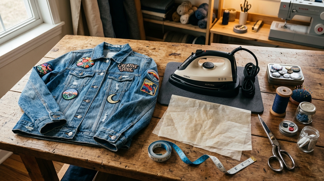 How to Iron On Patches Like a Pro: Step-by-Step Heat Press & Household Iron Application Guide