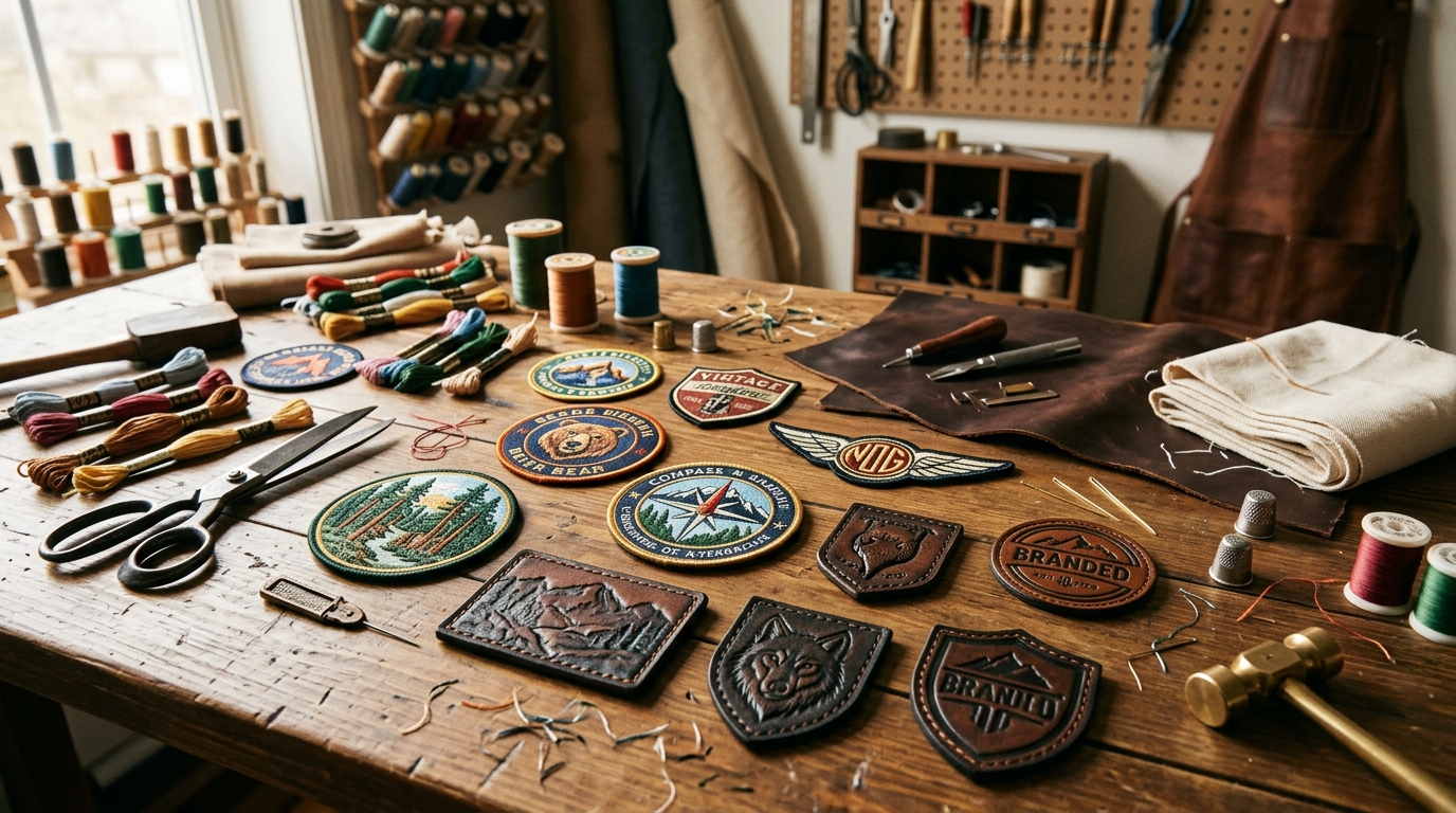 Your Guide to Custom Patches From Classic Embroidery to Premium Leather Designs