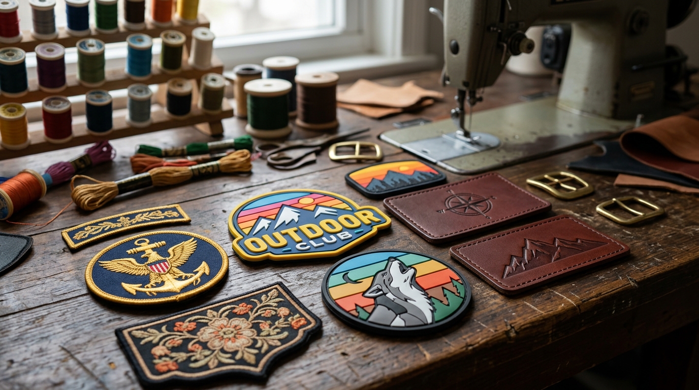 Custom Patches Made Your Way From Classic Embroidery to Bold PVC and Leather Designs