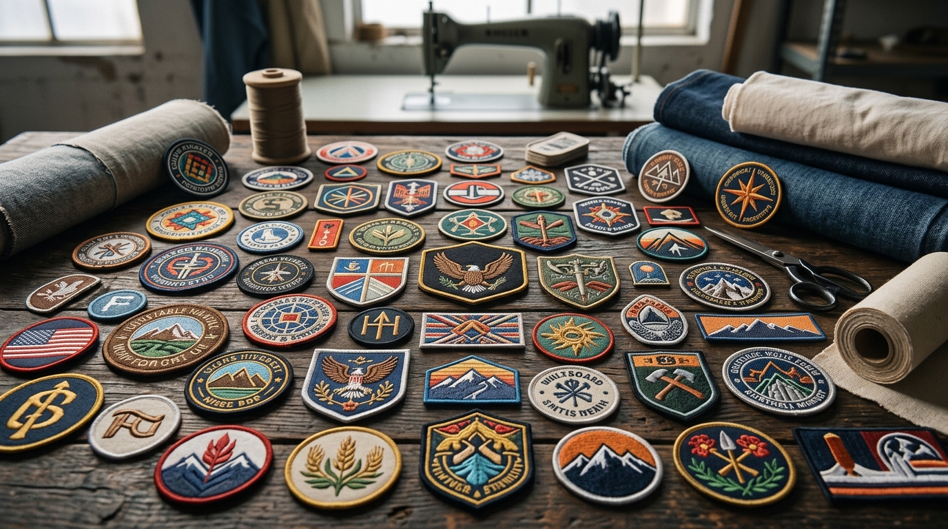 Custom Logo Patches for Clothing Brands Wholesale Manufacturer
