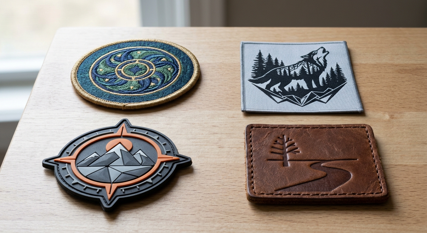 Custom Patches Wholesale Embroidered, PVC, Woven & Leather