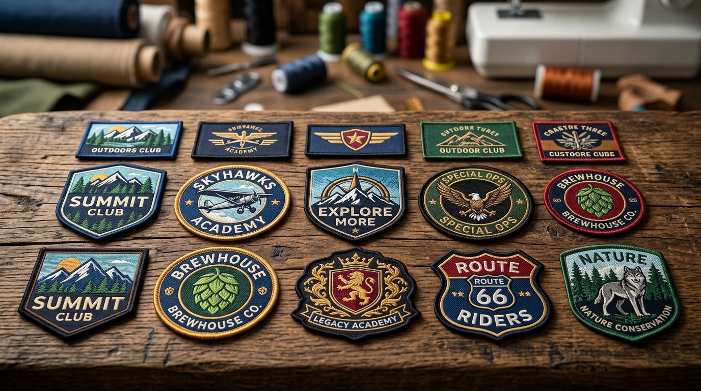Custom Woven Patches for Detailed Logo Designs